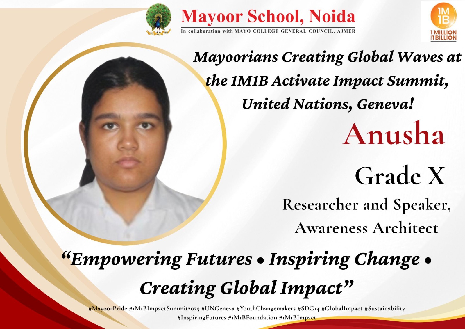 A Moment of Great Pride for Mayoor School, Noida!